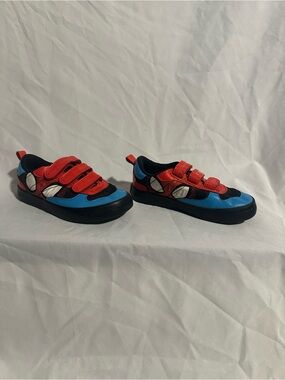 Marvel Red and Blue Kids Velcro Sneakers